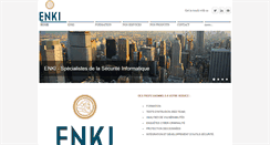 Desktop Screenshot of enki-security.com